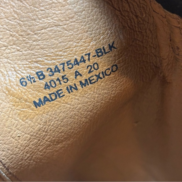 FRYE Boots Melissa 2 Button Black #3475447 Size 6.5 B Women’s 15” Riding Boots - Picture 11 of 11